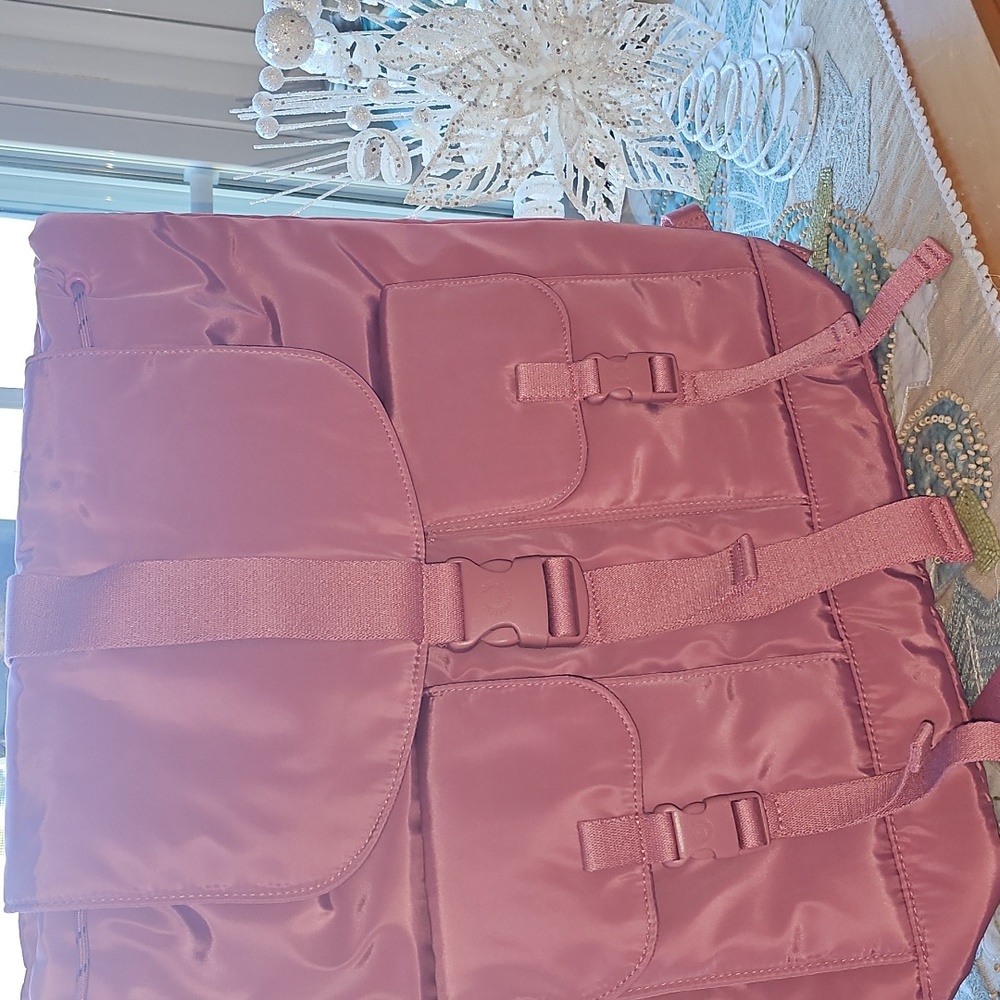 Victoria's Secret PINK Nylon Cargo Backpack ( Soft Begonia)